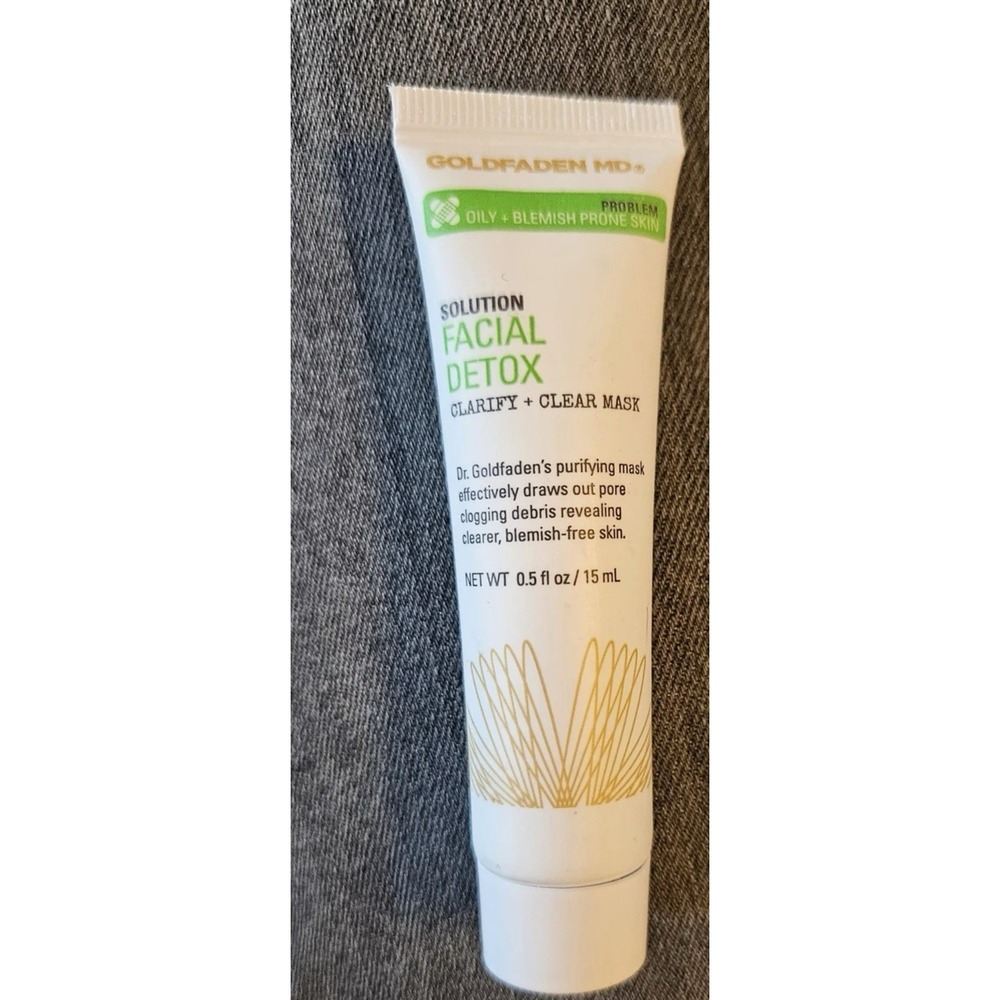 NEW Goldfaden MD Facial Detox‎ Clarify + Clear Mask – 0.5 oz